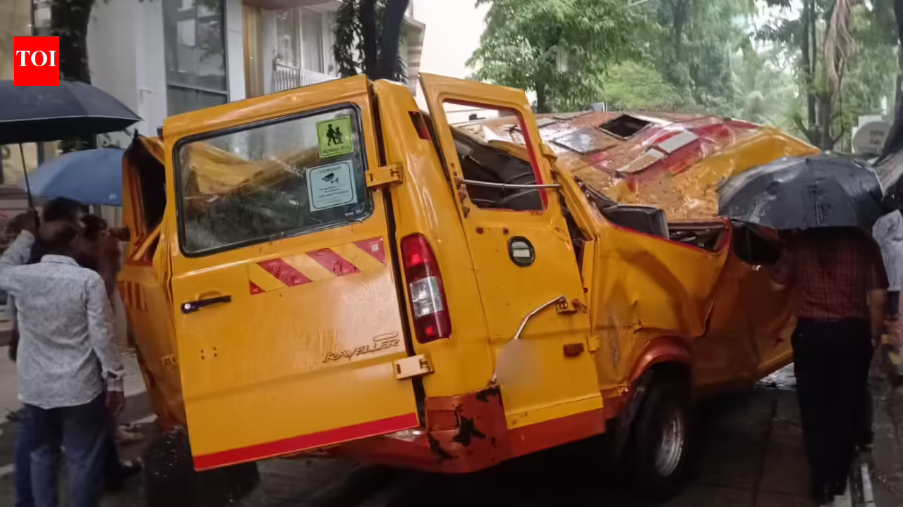 11-year-old dies, 4 injured after tree falls on school bus in Mumbai’s Chembur | Mumbai News