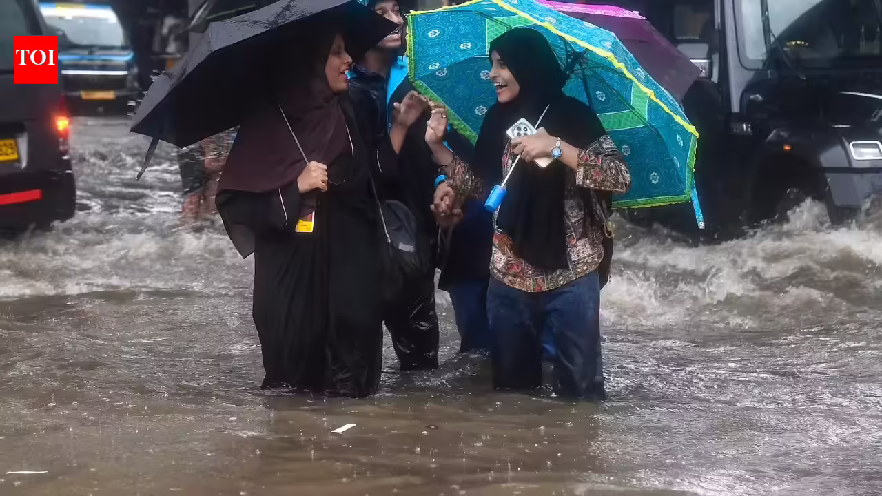 Heavy rain batters Mumbai: Intense showers bring 80% of city’s July average rainfall in just 4 days; IMD issues ‘red’ alert | Mumbai News