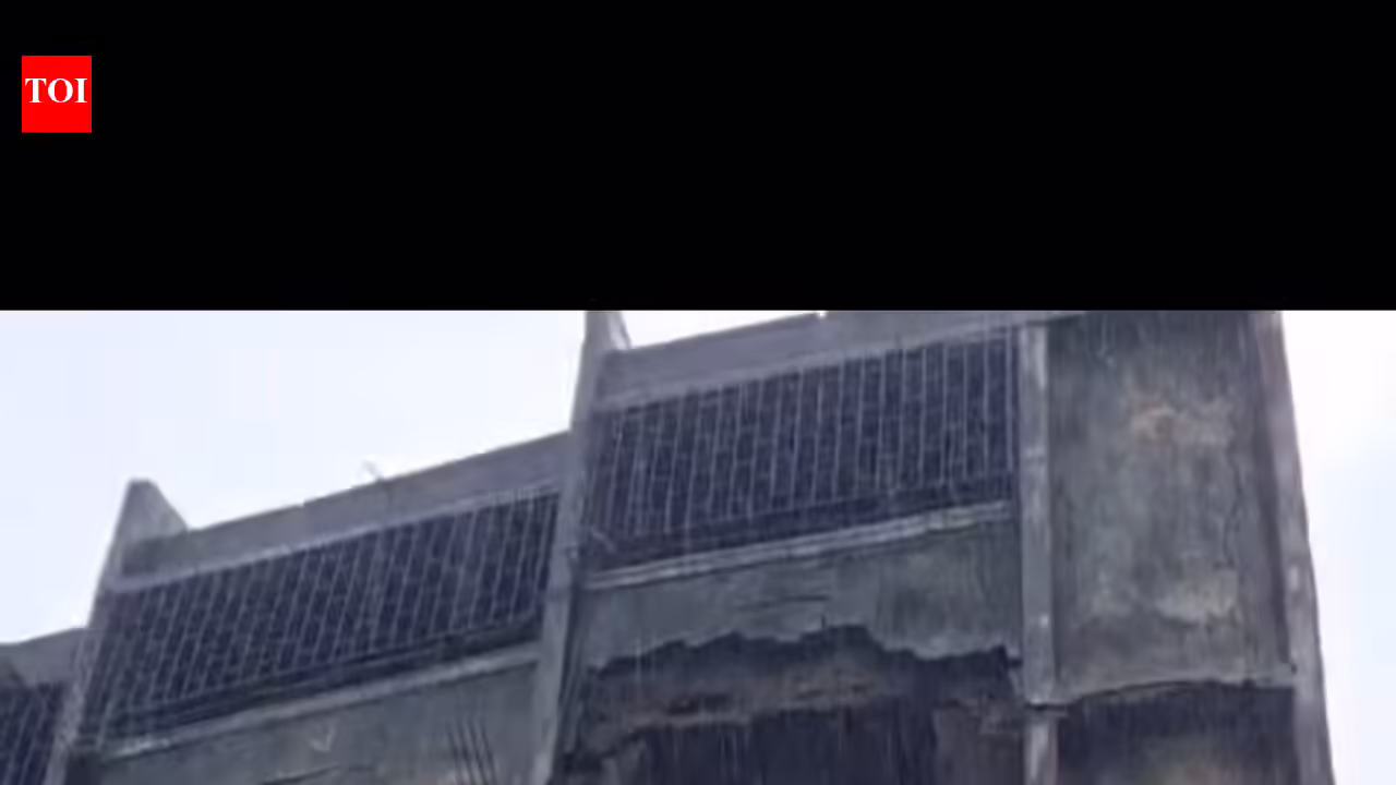 Building balcony portion collapses in Vashi, pedestrian killed, woman injured | Mumbai News