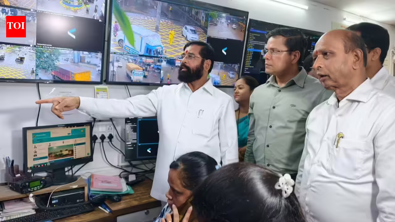 Maharashtra deputy CM Eknath Shinde orders transfer, suspension of ‘non-performing’ Thane civic officials after rain response comes under fire | Mumbai News