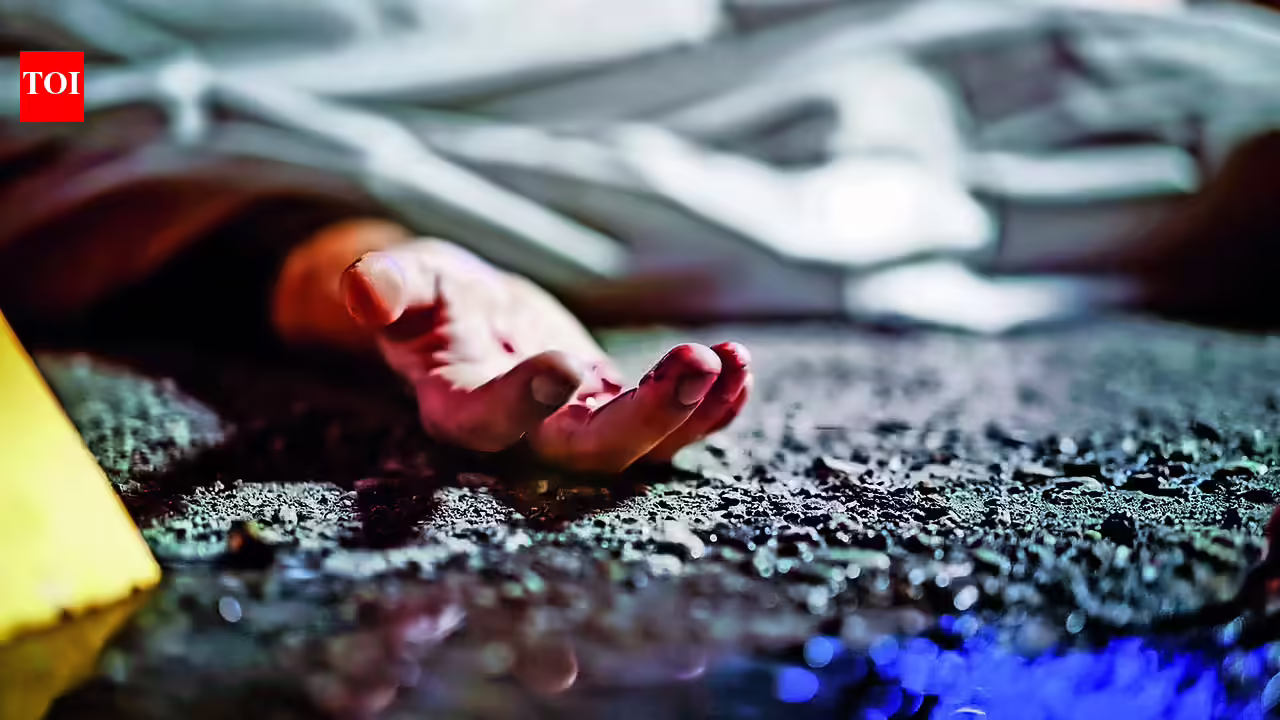 Raigad police patil run over by ST bus after falling on a crater in Roha | Mumbai News