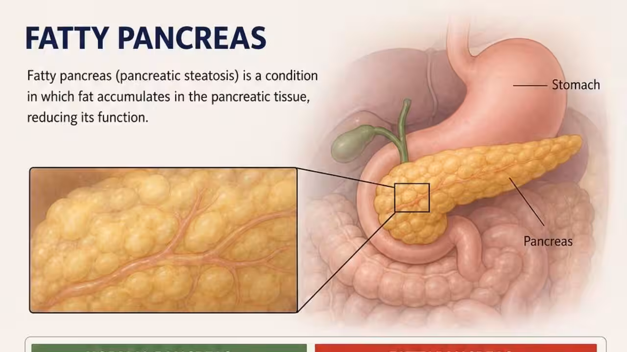Fatty pancreas now a disease linked to diabetes and cancer | Mumbai News