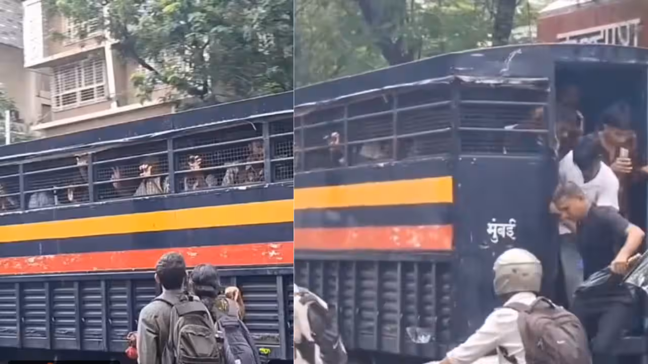 ‘Hacker hai bhai hacker’: CJP shares video of detained protesters fleeing Mumbai police van | Mumbai News