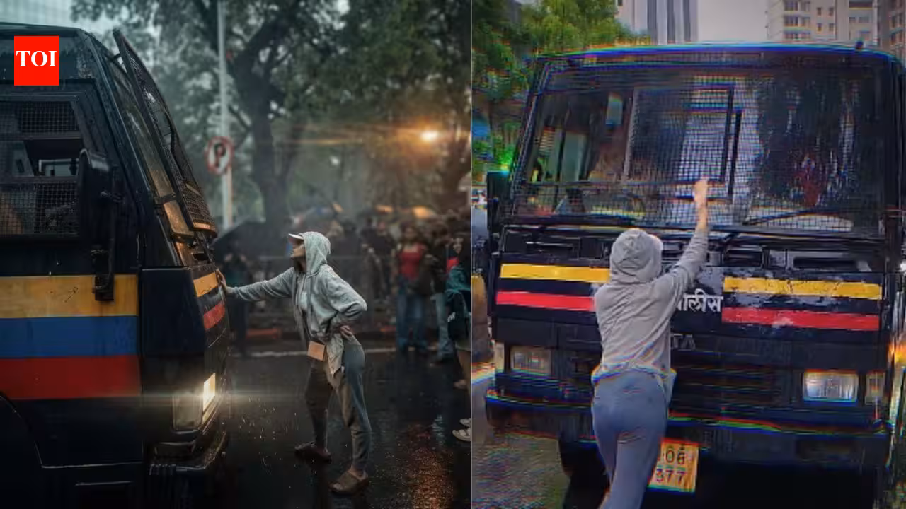 40 minutes, 1 van, a city watching: Mumbai woman’s photo captures resolve behind CJP protests | Mumbai News