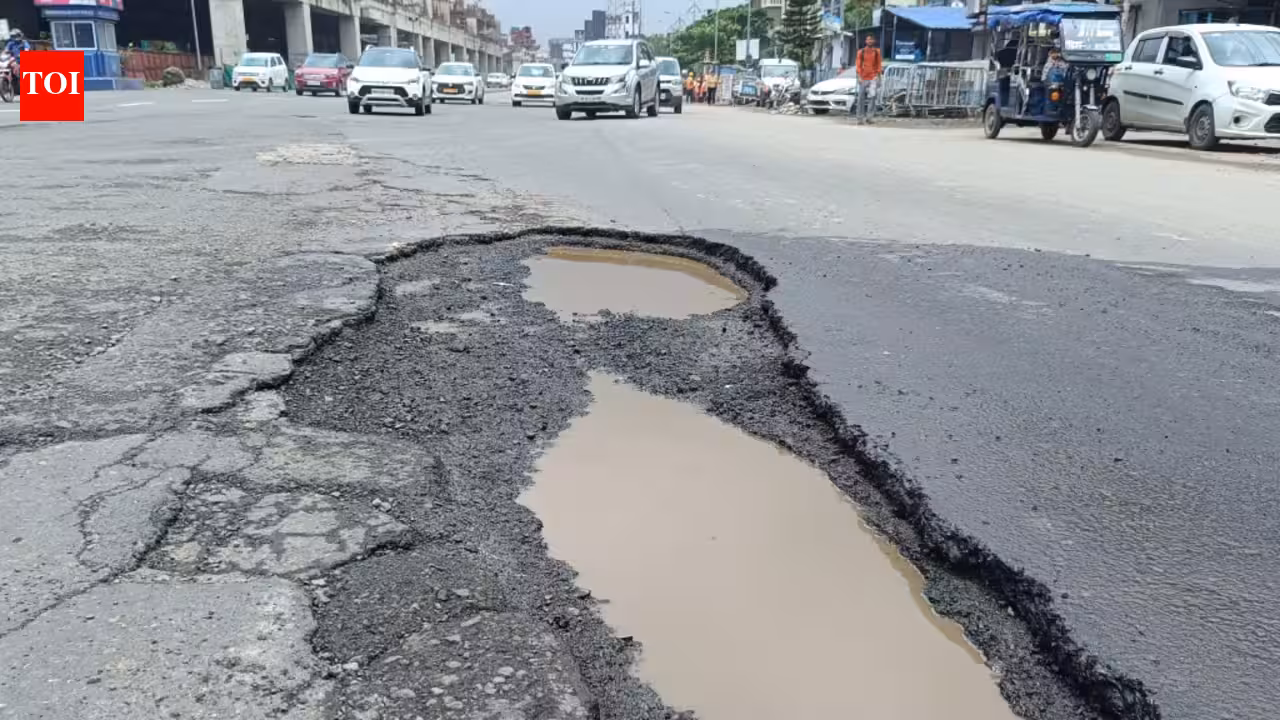 Kashimira Traffic Police pull Up Mira Bhayandar Municipal Corporation over potholes choking Mumbai-Ahmedabad Highway | Mumbai News