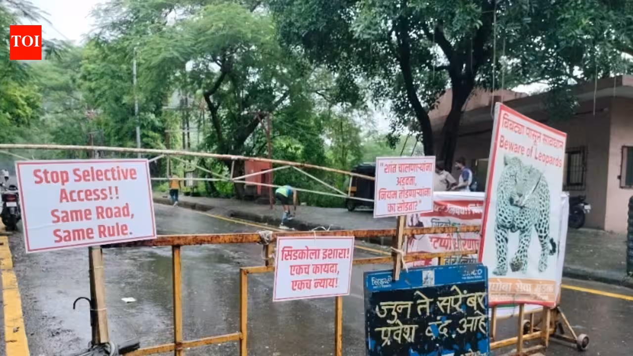 Navi Mumbai residents protest against Cidco’s ‘double standards’ over Kharghar hill seasonal entry ban | Mumbai News