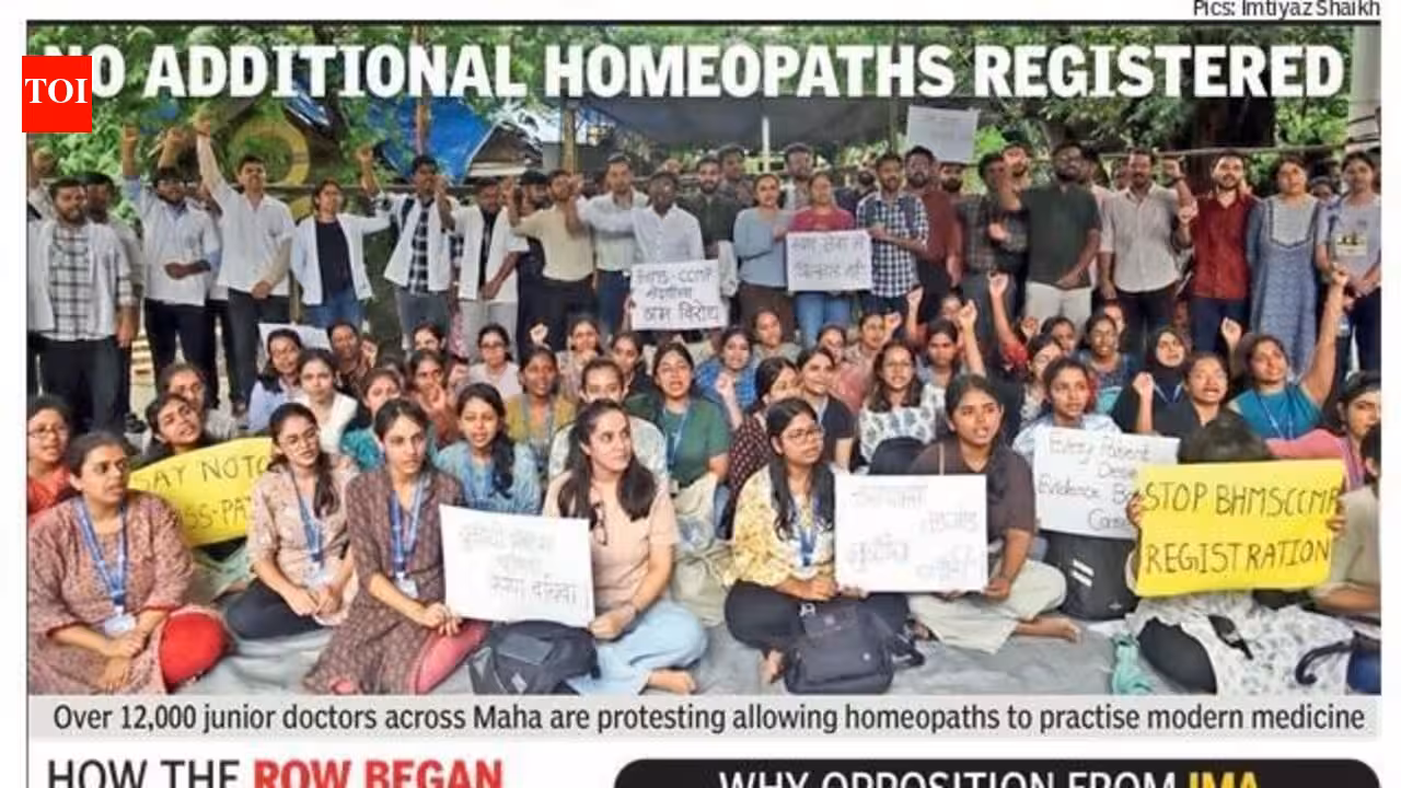 Maha homeopaths row: IMA warns of pan-India docs strike; boycott of non-critical emergency services from today | Mumbai News