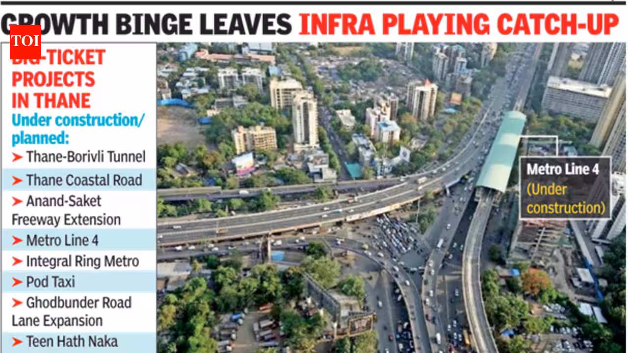 Is Thane’s 55,000cr infra push a cure for congestion or new chaos? | Mumbai News